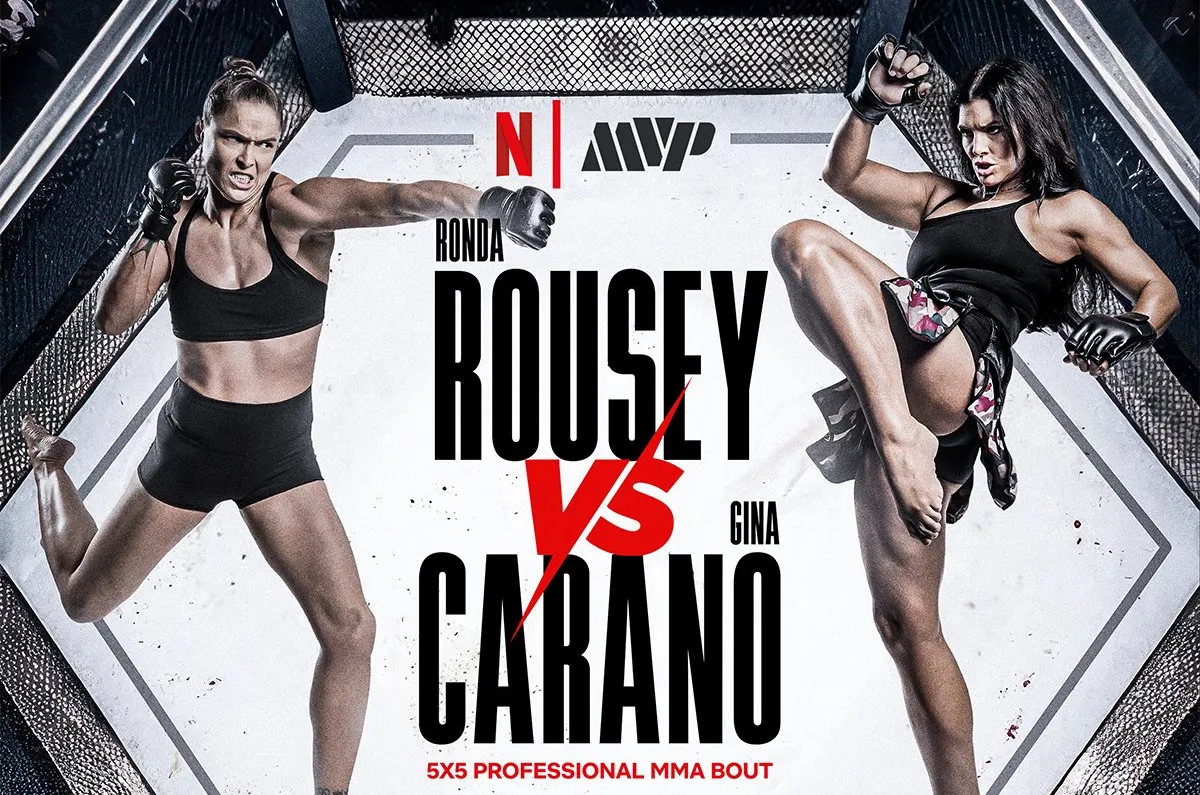 francis ngannou fait son grand retour en co-événement du combat très attendu entre rousey et carano. ne manquez pas cet affrontement spectaculaire !